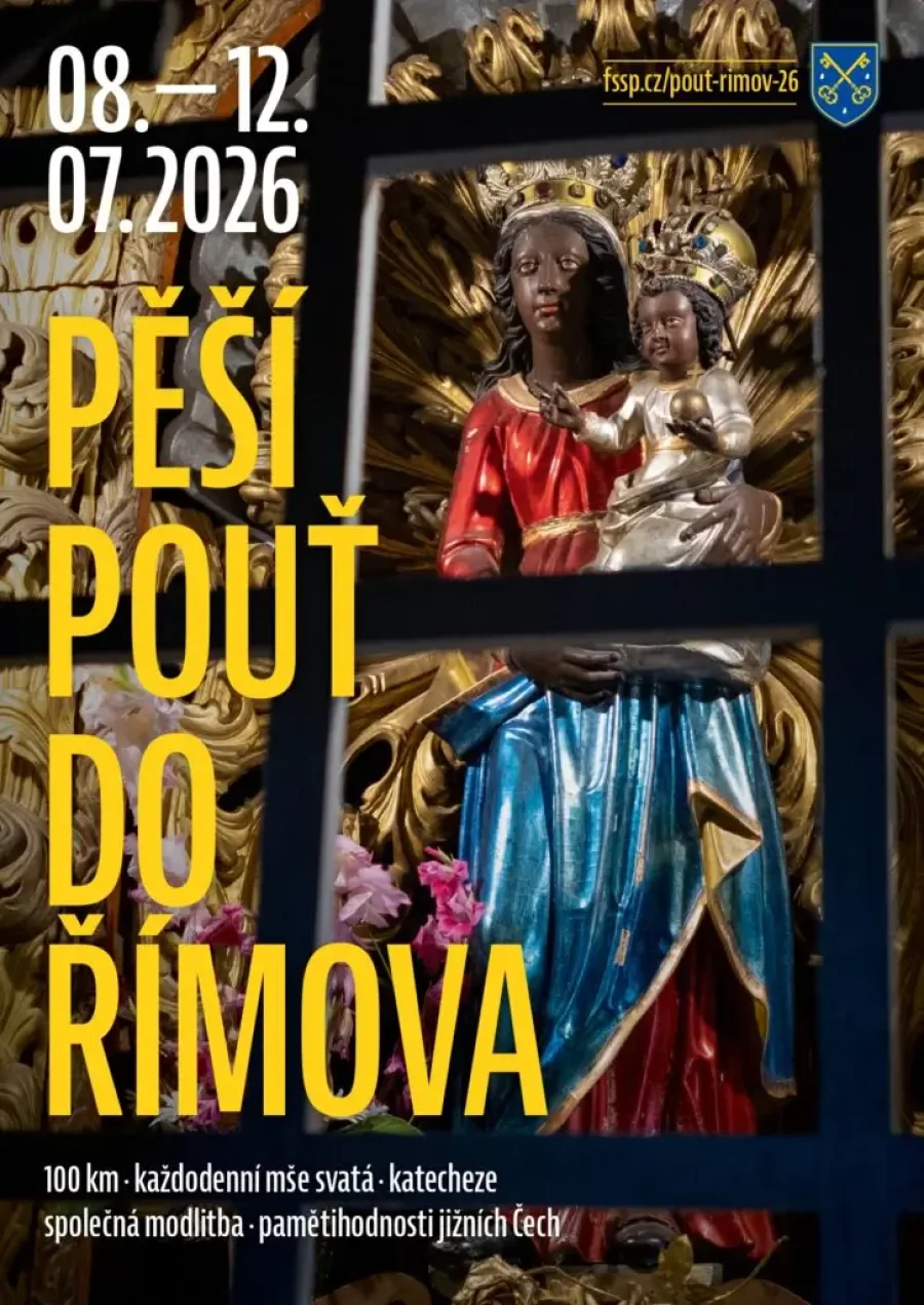 Plakát: Pěší pouť z Klokot do Římova