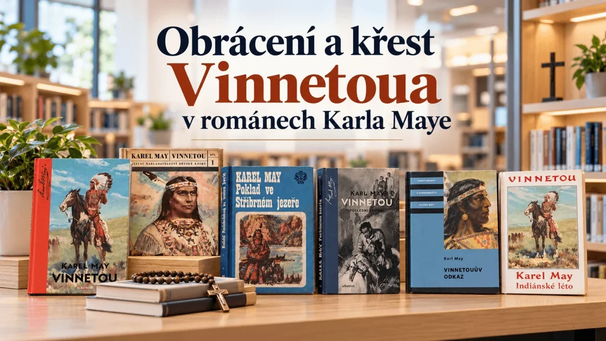 Obrácení a křest Vinnetoua v románech Karla Maye
