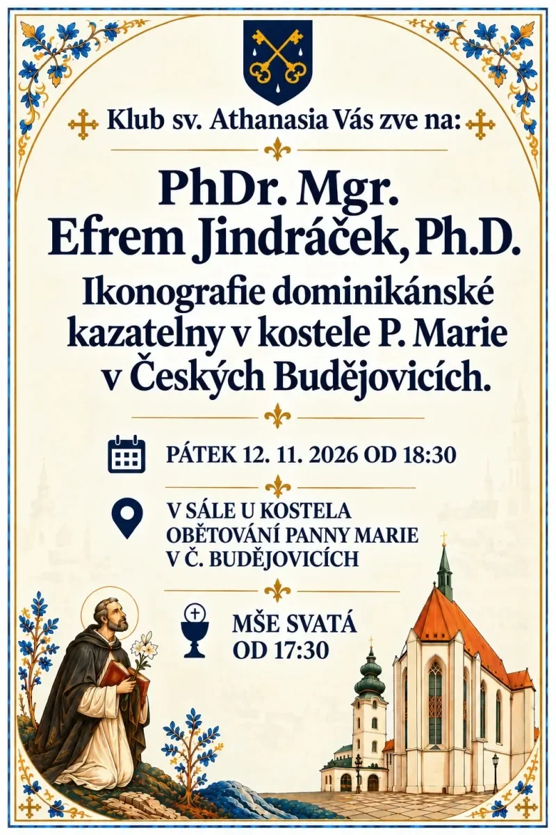 Ikonografie dominikánské kazatelny v kostele P. Marie v Českých Budějovicích