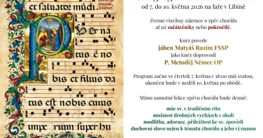 Kurz gregoriánského chorálu