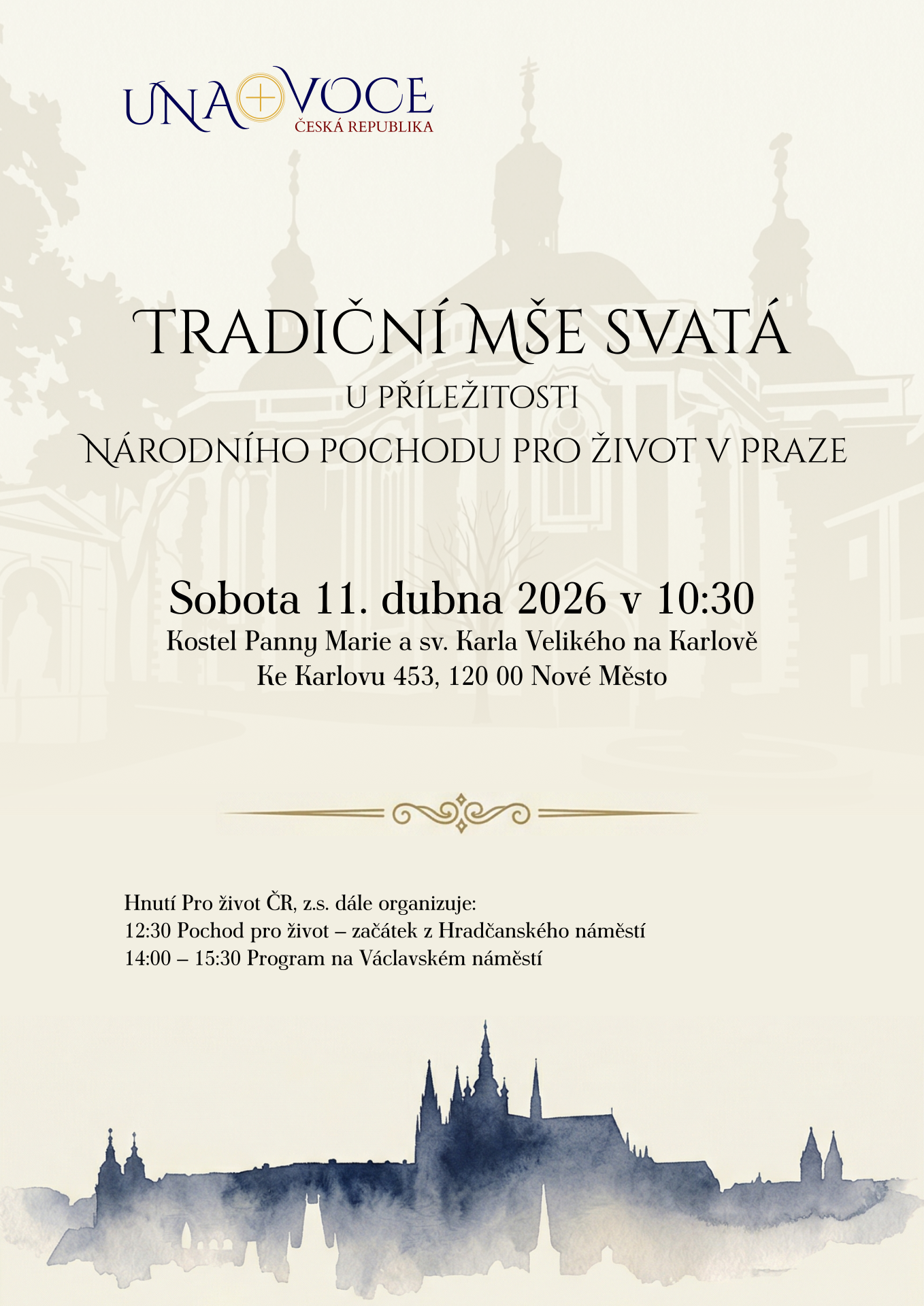 Mše svatá u příležitosti pochodu pro život
  