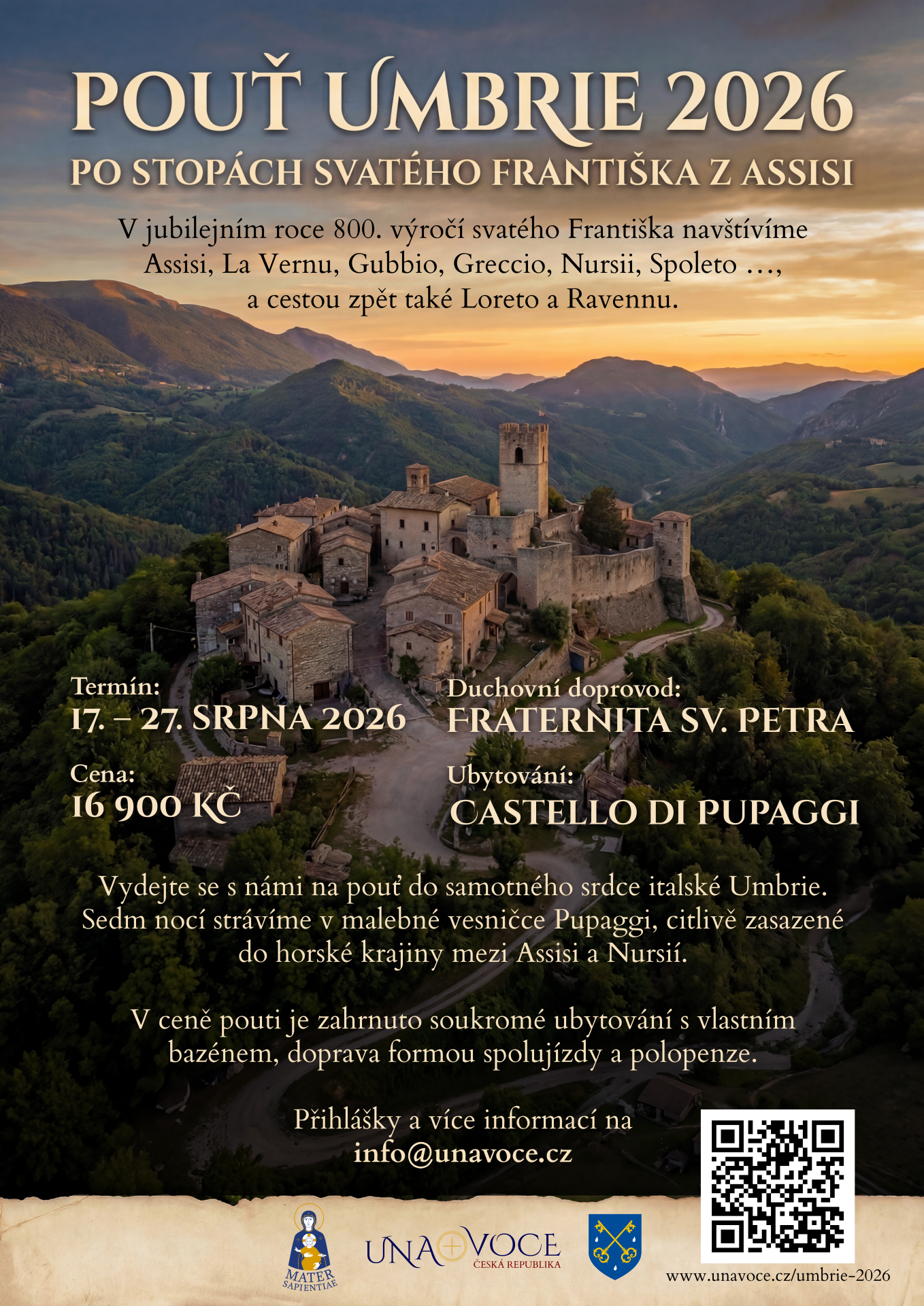 Pouť Umbrie 2026
  