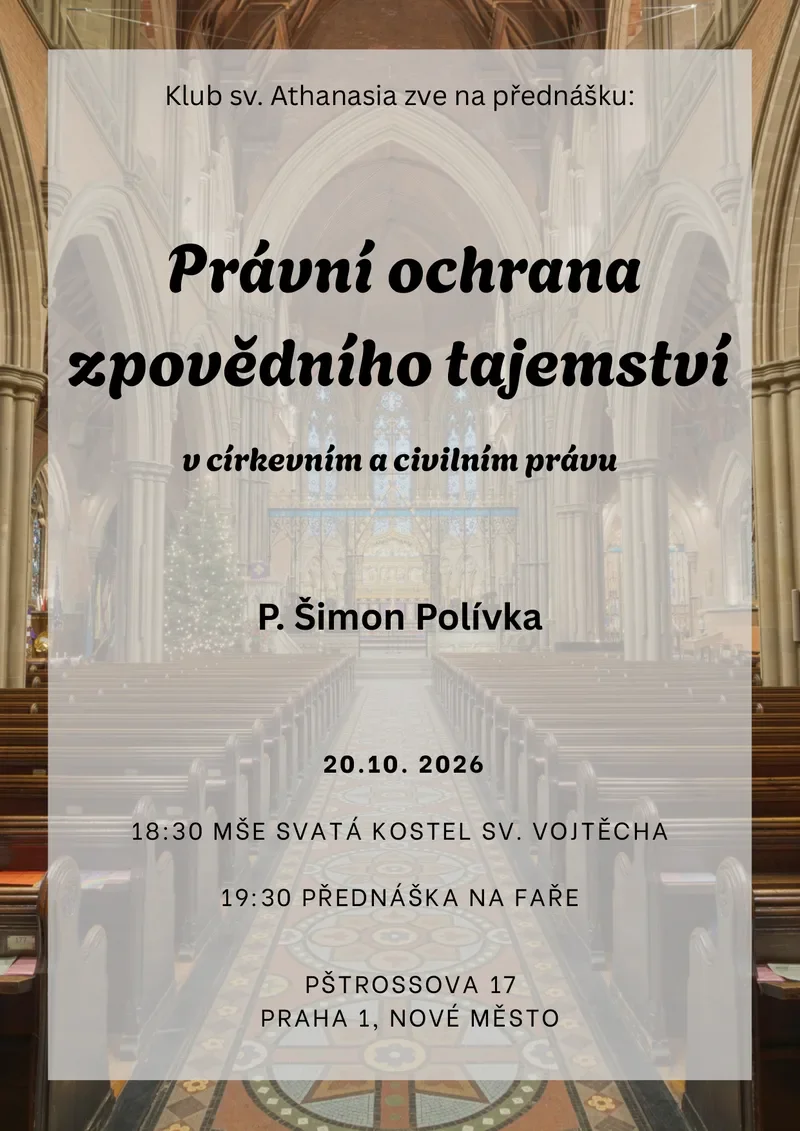 Právní ochrana zpovědního tajemství v církevním a civilním právu