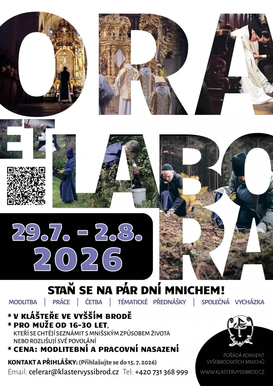 Plakát: Ora et labora: Staň se na pár dní mnichem!
