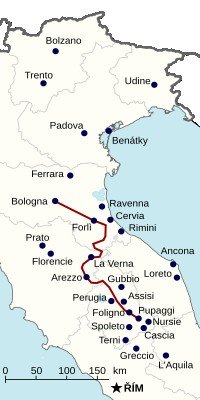 Mapa 2. den