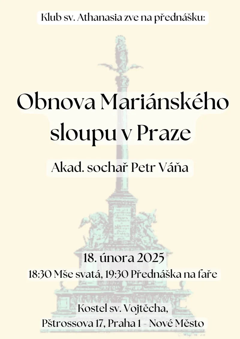 Obnova Mariánského sloupu v Praze