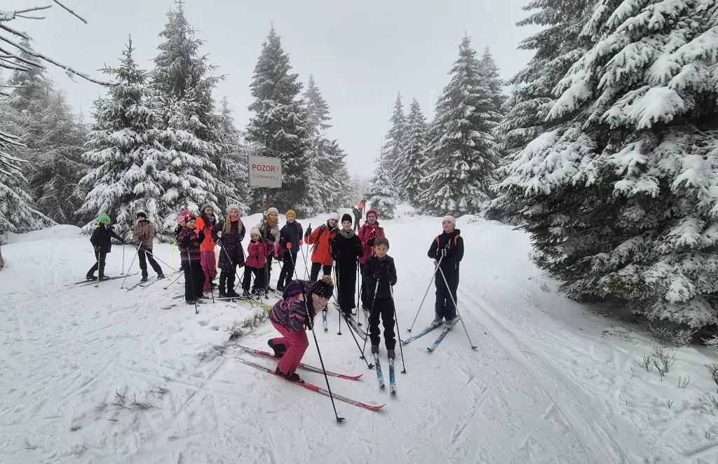 Běžkařské soustředění na Paprsku v Jeseníkách